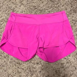 Lululemon speed shorts. Size 4